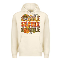Tofu Gobble gobble turkey Thanksgiving Premium Hoodie - NancyCooperArtShop