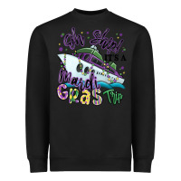 Black oh ship it's a mardi gras trip Heavyweight Sweatshirt - MaliasSmallBusiness