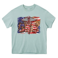 Arona patriotic nurse certified nurse  assistant medilcal symbol  background Heavy Core Tee - BarkalooDesign