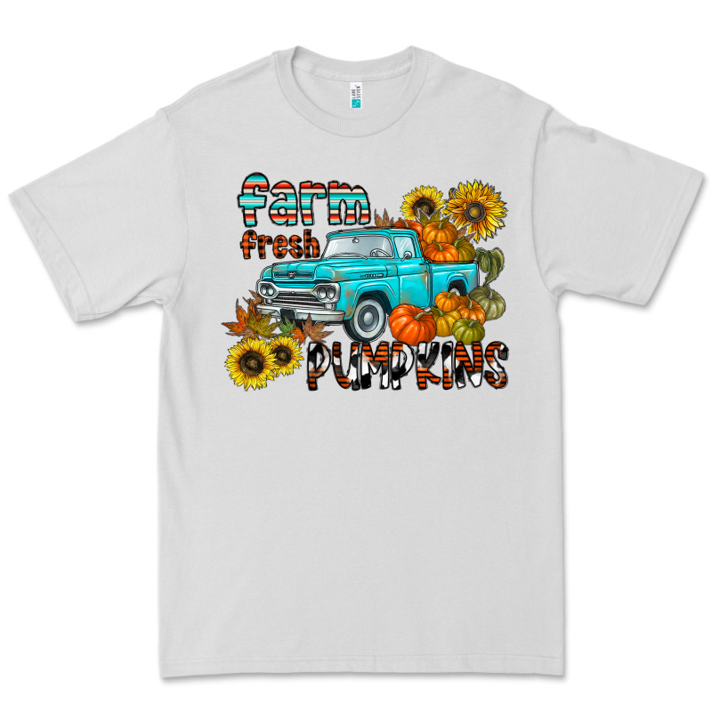 Farm Fresh Pumpkin Premium Tee by CowhideDigitalArt | Teevron