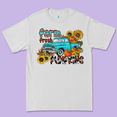 Farm Fresh Pumpkin Premium Tee Designed By Cowhidedigitalart