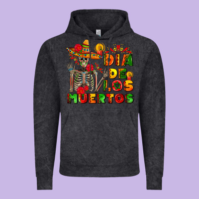 Dia De Los Muertos Vintage Hoodie Designed By Adodesignshop