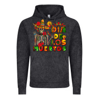 Vintage Black dia de los muertos Vintage Hoodie - AdoDesignShop