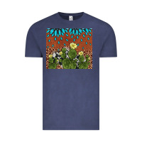 Vintage Denim cactus gemstone Vintage Tee - AdoDesignShop