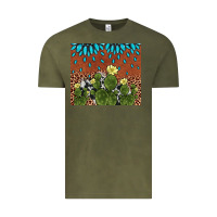 Vintage Olive cactus gemstone Vintage Tee - AdoDesignShop