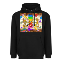 Black best teacher ever Heavyweight Hoodie - NancyCooperArtShop