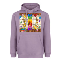 Lavender best teacher ever Heavyweight Hoodie - NancyCooperArtShop