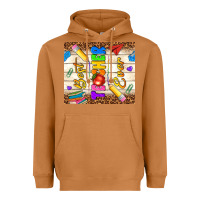 Meerkat best teacher ever Heavyweight Hoodie - NancyCooperArtShop