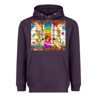 Plum best teacher ever Heavyweight Hoodie - NancyCooperArtShop