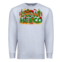 Heather Grey New Mexico Premium Sweatshirt - texasbilliewilder