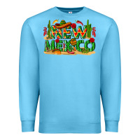 Ocean Blue New Mexico Premium Sweatshirt - texasbilliewilder