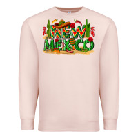 Pale Pink New Mexico Premium Sweatshirt - texasbilliewilder