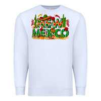 White New Mexico Premium Sweatshirt - texasbilliewilder