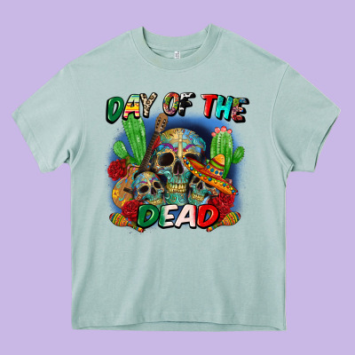 Day Of The Dead Heavy Core Tee Designed By Cts Tumbler Store