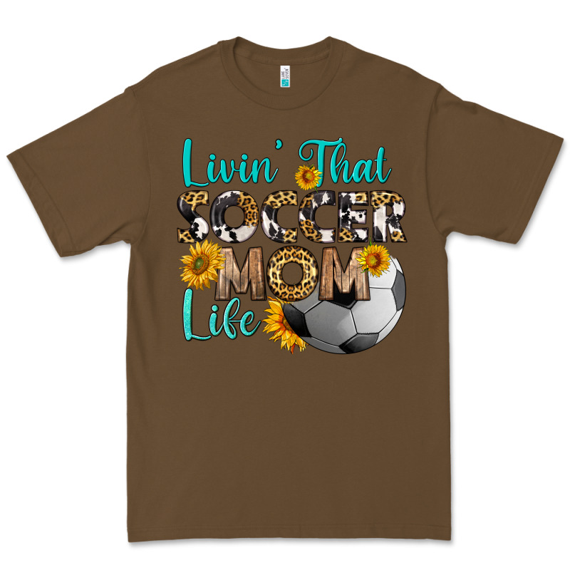 Livin' That Soccer Mom Life Premium Tee by HRA Design Shop | Teevron