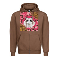Chestnut ragdoll cat Zipper Hoodie - LillyAllenDesigns