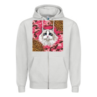 Dove Grey ragdoll cat Zipper Hoodie - LillyAllenDesigns