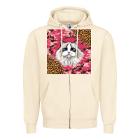 Sandshell ragdoll cat Zipper Hoodie - LillyAllenDesigns