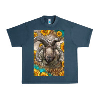 Midnight Navy Western Navajo Churro Sheep Urban Heavy Tee - LillyAllenDesigns