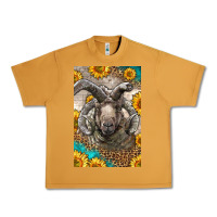 Peanut Butter Western Navajo Churro Sheep Urban Heavy Tee - LillyAllenDesigns