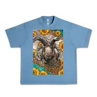 Pebble Blue Western Navajo Churro Sheep Urban Heavy Tee - LillyAllenDesigns