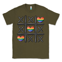 Army Green pride tic tac toe Classic Tee - MaliasSmallBusiness