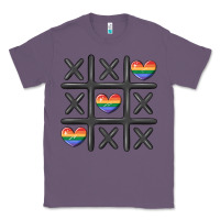 Lavender pride tic tac toe Classic Tee - MaliasSmallBusiness