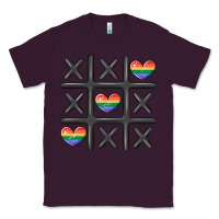 Plum pride tic tac toe Classic Tee - MaliasSmallBusiness