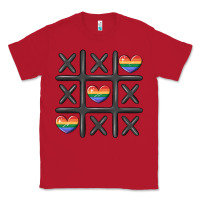 Red pride tic tac toe Classic Tee - MaliasSmallBusiness