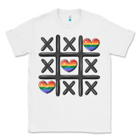 White pride tic tac toe Classic Tee - MaliasSmallBusiness