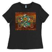 Black cross tumbler Ladies Tee - JahusDesignShop