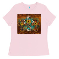 Bubblegum Pink cross tumbler Ladies Tee - JahusDesignShop