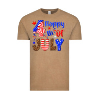 Vintage Coffee happy 4th of july Vintage Tee - NancyCooperArtShop