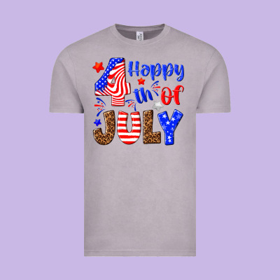 Happy 4th Of July Vintage Tee Designed By Nancycooperartshop
