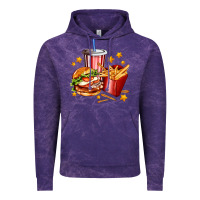 Cloud Purple hamburger potatoes and coke Vintage Hoodie - AdoDesignShop