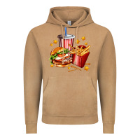 Vintage Camel hamburger potatoes and coke Vintage Hoodie - AdoDesignShop