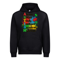 Black always unique autism Urban Hoodie - OliviaCreatesArt