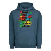 Pigment Midnight Navy always unique autism Urban Hoodie - OliviaCreatesArt