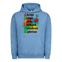 Pigment Pebble Blue always unique autism Urban Hoodie - OliviaCreatesArt