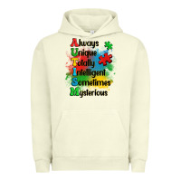 Pigment Pistachio always unique autism Urban Hoodie - OliviaCreatesArt