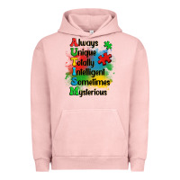 Pigment Salmon always unique autism Urban Hoodie - OliviaCreatesArt