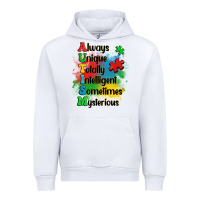White always unique autism Urban Hoodie - OliviaCreatesArt