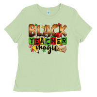 Matcha black teacher magic Ladies Tee - Zillion Design Studio