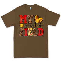 Cacao my heart is on that field softball Premium Tee - AdoDesignShop
