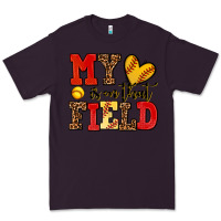Plum my heart is on that field softball Premium Tee - AdoDesignShop