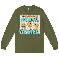 Army Green professional patience Long Sleeve Tee - MaliasSmallBusiness
