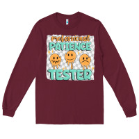 Burgundy professional patience Long Sleeve Tee - MaliasSmallBusiness