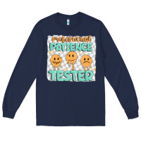 Navy professional patience Long Sleeve Tee - MaliasSmallBusiness