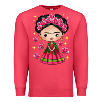 Cardinal Mexican Girl Premium Sweatshirt - texasbilliewilder