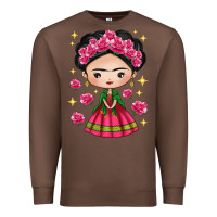 Chestnut Mexican Girl Premium Sweatshirt - texasbilliewilder